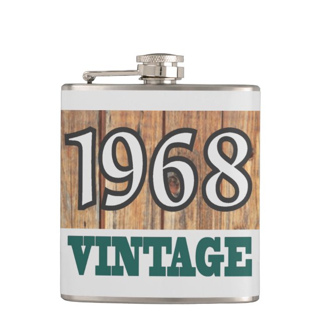 Born in 1968 flask (Front)