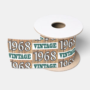 Born in 1968 satin ribbon