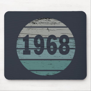 born in 1968 vintage classic sunset mouse pad