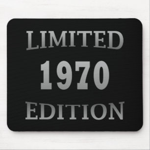 born in 1970 limited edition birthday gift mouse pad
