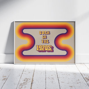 Born in 1970s, Millenials, Gen X, Birth Year Poster