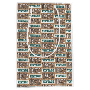 Born in 1972 medium gift bag