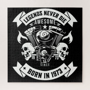 Born in 1973 awesome Legend Jigsaw Puzzle