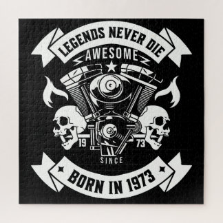 Born in 1973 awesome Legend Jigsaw Puzzle