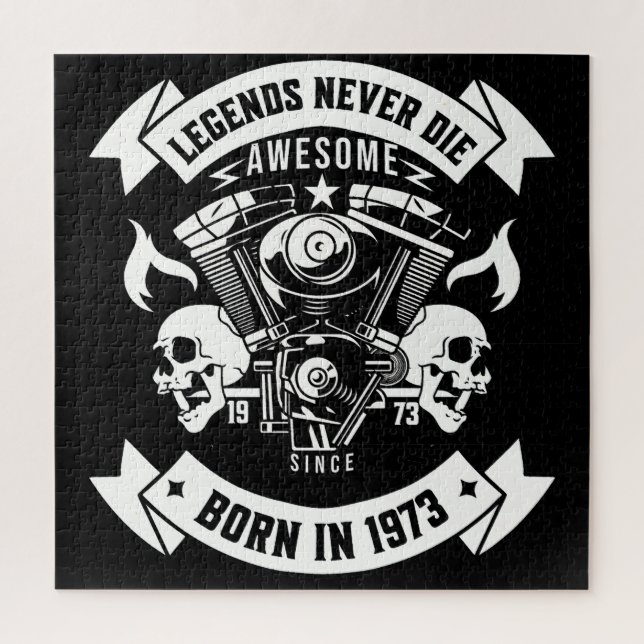 Born in 1973 awesome Legend Jigsaw Puzzle (Vertical)