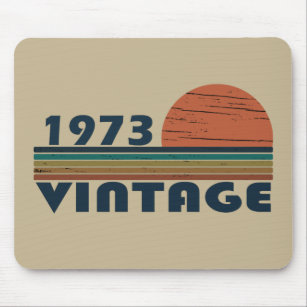 Born in 1973 classic sunset mouse pad
