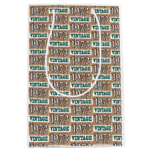 Born in 1973 medium gift bag