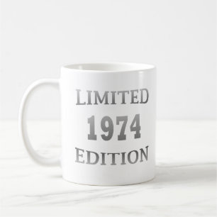 Born in 1974 50th birthday coffee mug