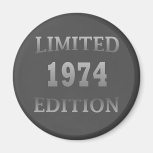 Born in 1974 birthday party magnet