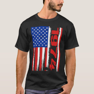 Born in 1974 US Flag Patriotic Veterans Day 4th Of T-Shirt