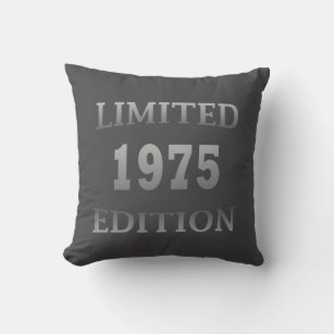 Born in 1975 birthday limited edition cushion