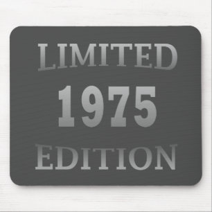 Born in 1975 limited edition 50th birthday gift mouse pad