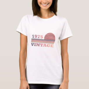 born in 1975 vintage 50th birthday party T-Shirt