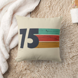 Born in 1975 vintage birthday gift cushion