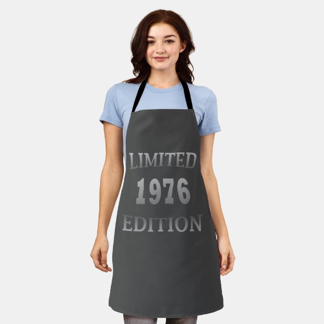 born in 1976 50th birthday gift apron (Worn)