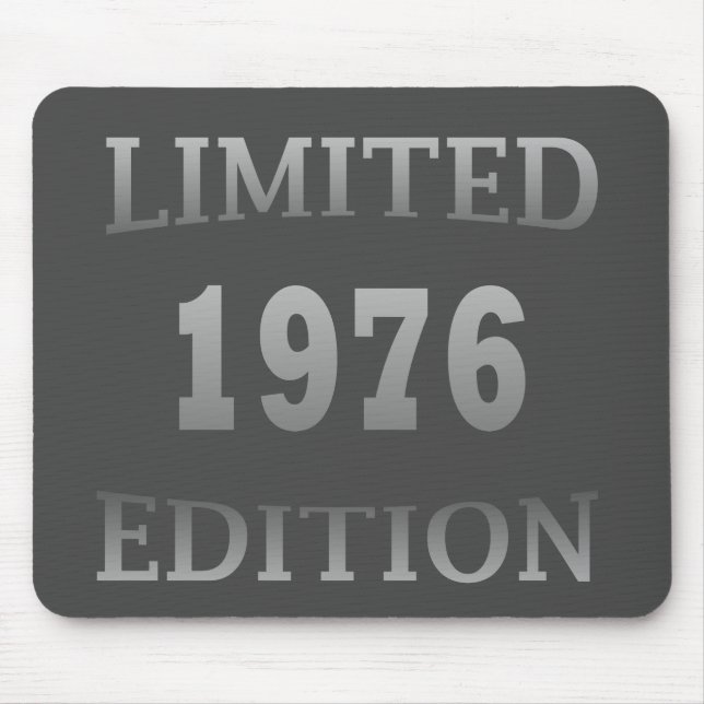 born in 1976 birthday limited edition mouse pad (Front)
