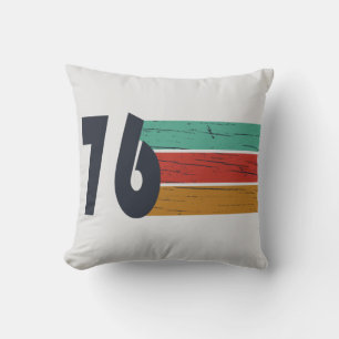 Born in 1976 vintage 50th birthday gift cushion