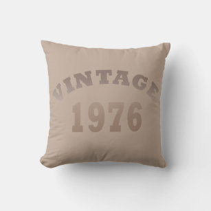Born in 1976 vintage birthday cushion