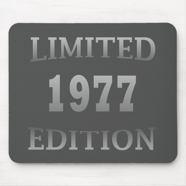Born in 1977 birthday limited edition mouse pad (Front)