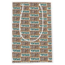Born in 1977 medium gift bag
