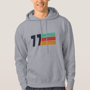 Born in 1977 vintage birthday gift hoodie