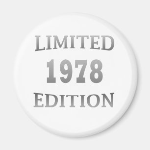 Born in 1978 birthday gift magnet