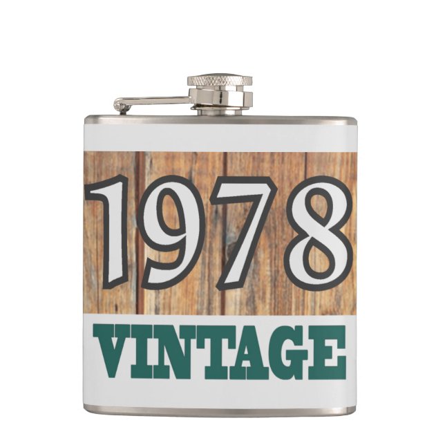 Born in 1978 flask (Front)