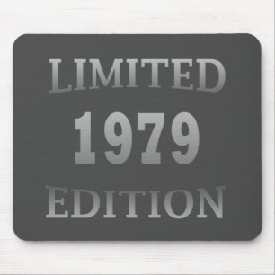 born in 1979 birthday limited edition gift mouse pad