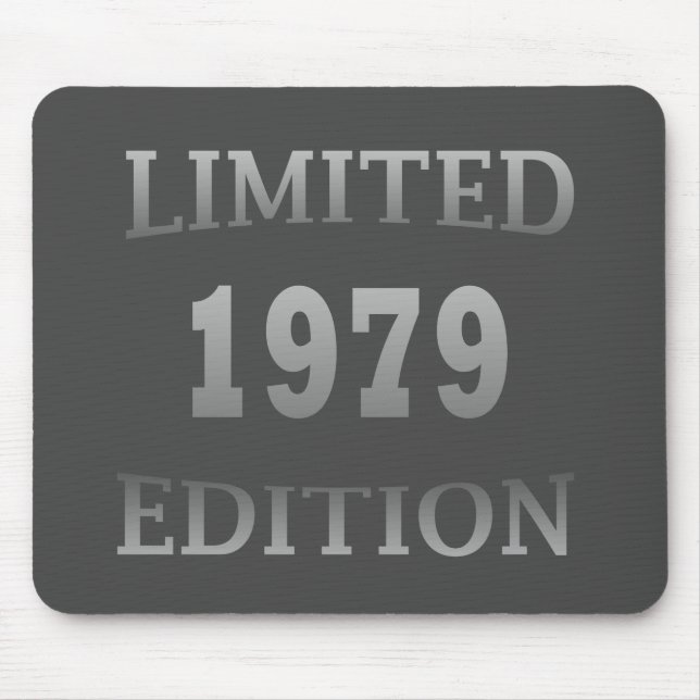 born in 1979 birthday limited edition gift mouse pad (Front)