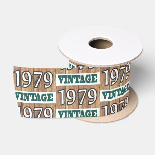 Born in 1979 satin ribbon