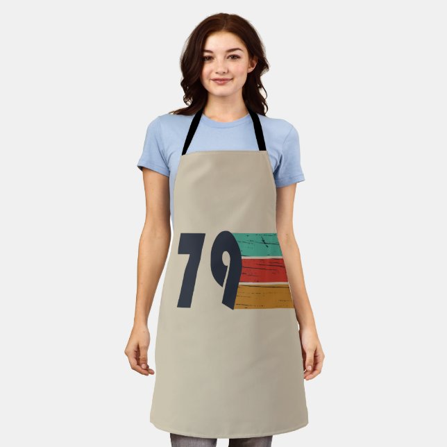 Born in 1979 vintage birthday gift apron (Worn)