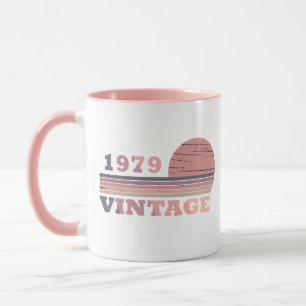 born in 1979 vintage birthday gift mug