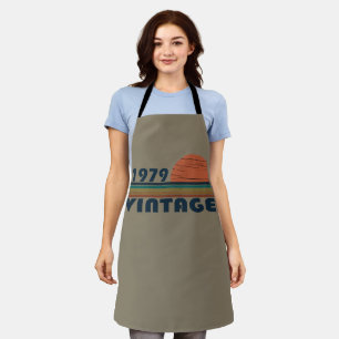 Born in 1979 vintage style birthday gift apron