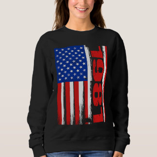 Born in 1981 US Flag Patriotic Veterans Day 4th Of Sweatshirt