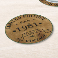 Born in 1981 vintage birthday