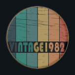 Born in 1982 vintage birthday magnet<br><div class="desc">You can add some originality to your wardrobe with this original 1982 vintage sunset retro-looking birthday design with awesome colours and typography font lettering, is a great gift idea for men, women, husband, wife girlfriend, and a boyfriend who will love this one-of-a-kind artwork. The best and most fun holiday present...</div>
