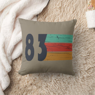 Born in 1983 vintage birthday gift cushion