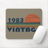 Born in 1983 vintage birthday mouse pad (With Mouse)