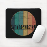 Born in 1983 vintage birthday mouse pad<br><div class="desc">You can add some originality to your wardrobe collection with this vintage classic birthday graphic design with awesome typography font lettering; It is a great gift for men, women, husbands, wife, girlfriend, and boyfriend who will love this one-of-a-kind artwork. The best and most fun holiday present for your happy birthday...</div>
