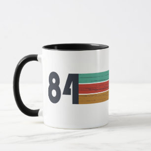 Born in 1984 elegant vintage style birthday gift mug