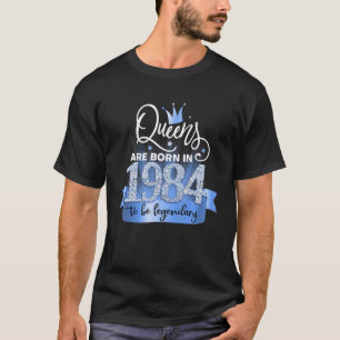 Born in 1984 I Festive Black Blue Party Outfit & A T-Shirt
