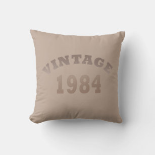 Born in 1984 vintage 40th birthday cushion