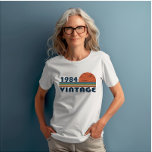 born in 1984 vintage birthday gift T-Shirt<br><div class="desc">You can add some originality to your wardrobe collection with this vintage classic birthday graphic design with awesome typography font lettering; It is a great gift for men, women, husbands, wife, girlfriend, and boyfriend who will love this one-of-a-kind artwork. The best and most fun holiday present for your happy birthday...</div>