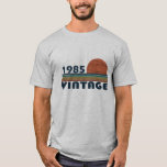 born in 1985 vintage 40th birthday gift T-Shirt<br><div class="desc">This vintage classic graphic design with awesome typography font lettering can add originality to your wardrobe collection. It is a great gift idea for men, women, husbands, wives, girlfriends, and boyfriends who will love this one-of-a-kind artwork. It is the best and most funny holiday present for your happy birthday party....</div>