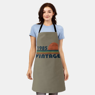 Born in 1985 vintage birthday gift apron