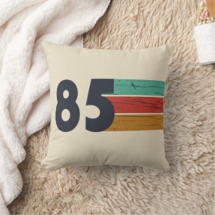 Born in 1985 vintage birthday gift cushion
