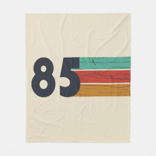 Born in 1985 vintage birthday gift fleece blanket