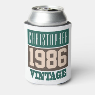 Born in 1986, Personalised Year of Birth Can Cooler
