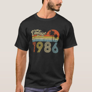Born in 1986 Vintage Funny 40 Years Old 1986 40th T-Shirt