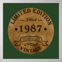 born in 1987 vintage birthday